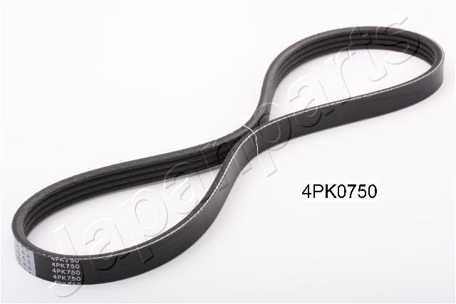 JAPANPARTS DV-4PK0750 Serpentine belt 750mm, 4