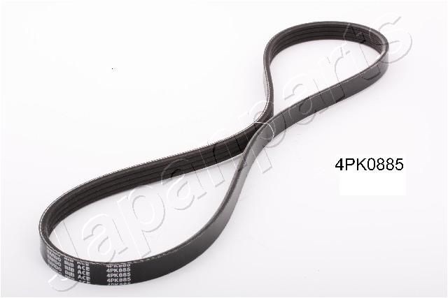JAPANPARTS DV-4PK0885 Serpentine belt 885mm, 4