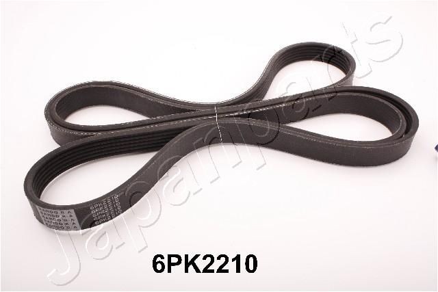 JAPANPARTS DV-6PK2210 Serpentine belt 2210mm, 6