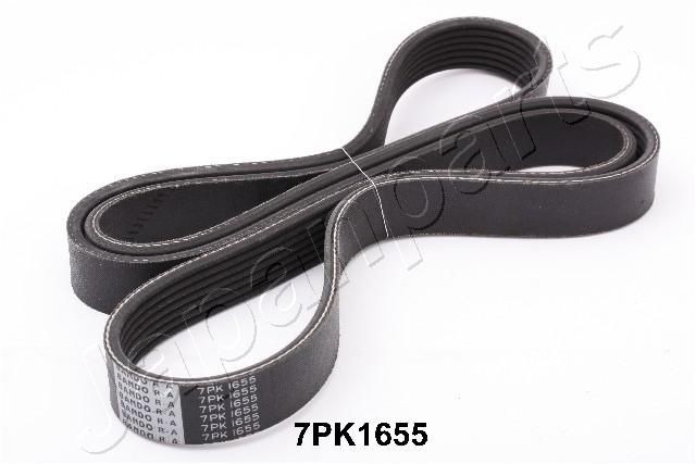 JAPANPARTS 1655mm, 7 Number of ribs: 7, Length: 1655mm Alternator belt DV-7PK1655 buy