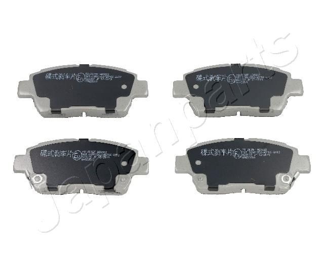 JAPANPARTS Front Axle Height: 51,2mm, Thickness: 16,4mm Brake pads PA-203AF buy