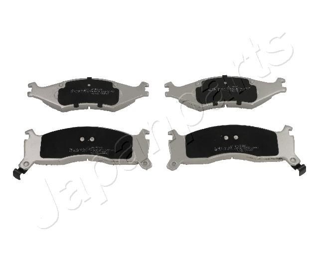 JAPANPARTS Front Axle Height 1: 65,7mm, Height: 49,2mm, Thickness 1: 15mm, Thickness: 17,1mm Brake pads PA-392AF buy