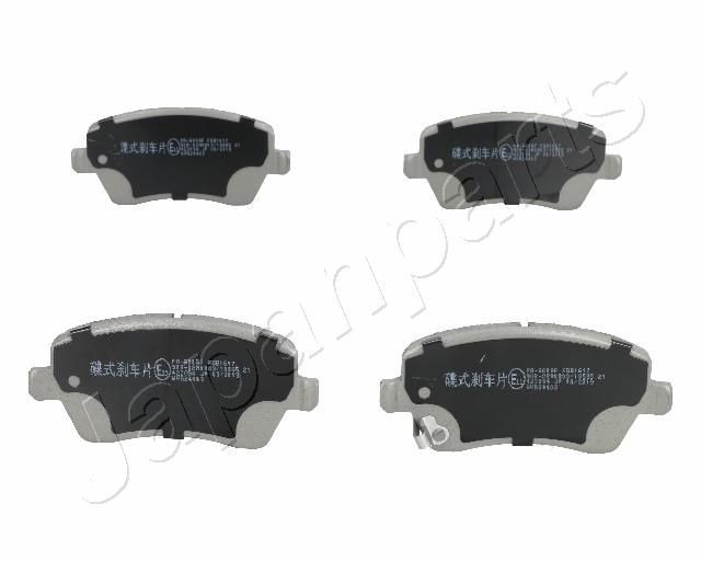 JAPANPARTS Brake pad kit rear and front OPEL Agila B new PA-800AF