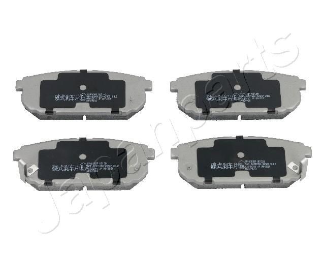 JAPANPARTS Rear Axle Height: 46,8mm, Thickness: 15,6mm Brake pads PP-K03AF buy