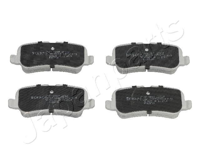 JAPANPARTS Rear Axle Height: 46,5mm, Thickness: 17mm Brake pads PP-L01AF buy