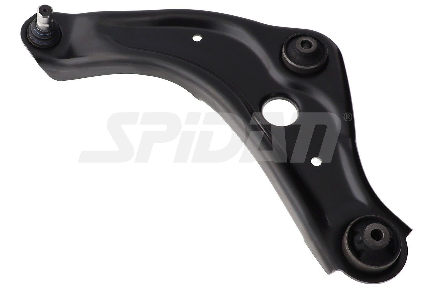 SPIDAN CHASSIS PARTS 45736 Suspension arm Front Axle Left, Control Arm, Sheet Steel, Cone Size: 20 mm, Push Rod
