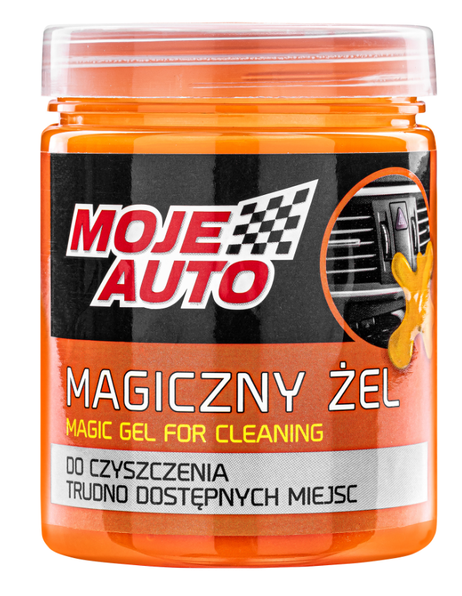 MOJE AUTO 19661 Synthetic Material Care Products Weight: 200g, Orange, Can
