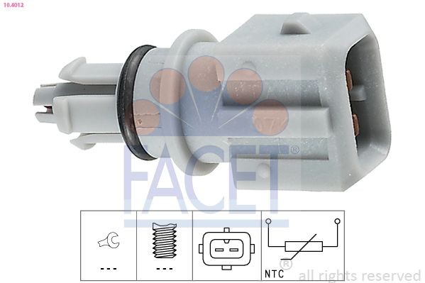 FACET 10.4012 Sender Unit, intake air temperature NISSAN experience and price