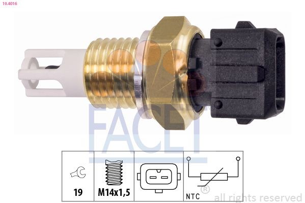 Sensor, Ansauglufttemperatur Ford in Original Qualität FACET 10.4016