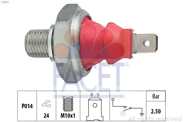 Great value for money - FACET Oil Pressure Switch 7.0111