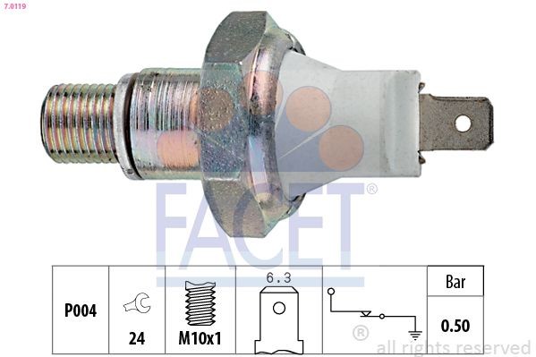 FACET 7.0119 Oil Pressure Switch LAND ROVER experience and price