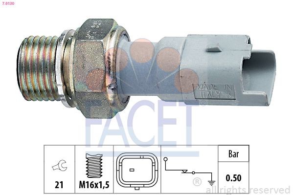 Ford TRANSIT CONNECT Oil Pressure Switch FACET 7.0130 cheap