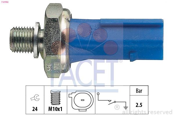 Great value for money - FACET Oil Pressure Switch 7.0192