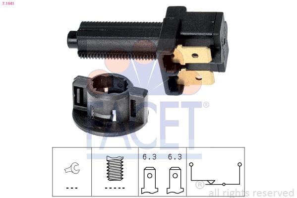EPS 1.810.041 FACET 71041 Stop light switch Ford Escort MK7 Convertible 1.8 16V XR3i 105 hp Petrol 1998 price