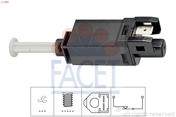 Volkswagen EOS Brake stop lamp switch 2180121 FACET 7.1056 online buy