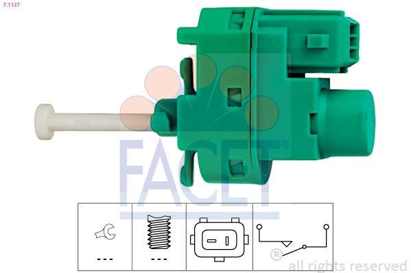 EPS 1.810.137 FACET Mechanical, Made in Italy - OE Equivalent Stop light switch 7.1137 buy