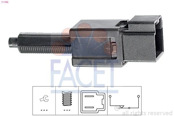 FACET 7.1165 Brake Light Switch NISSAN experience and price