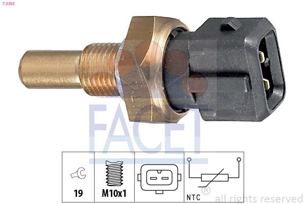 EPS 1.830.255 FACET M10x1, Made in Italy - OE Equivalent Sensor, oil temperature 7.3255 buy