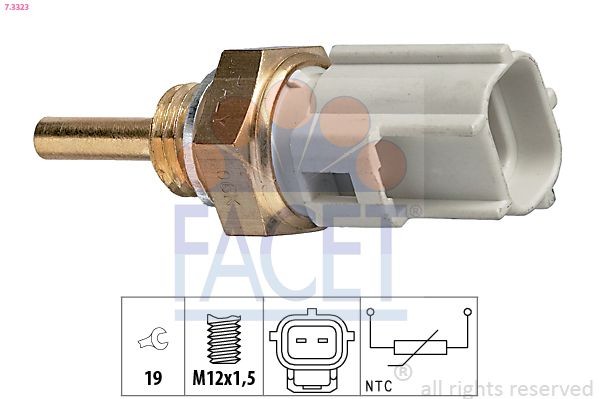 EPS 1.830.323 FACET Made in Italy - OE Equivalent Sensor, coolant temperature 7.3323 buy