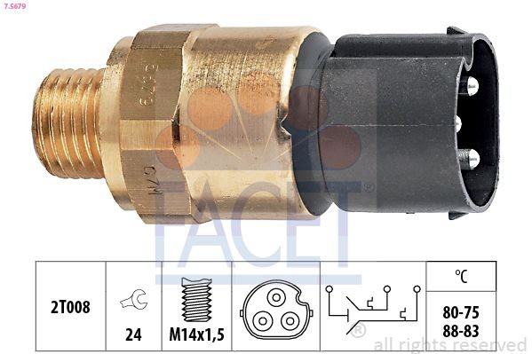 Facet Replacement Electric Fan Switch 75267 