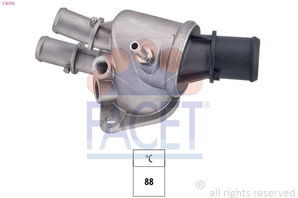EPS 1.880.170 FACET 7.8170 Engine thermostat 60814610