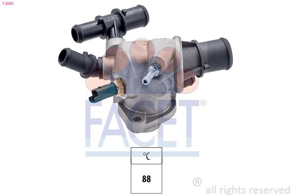 EPS 1.880.581 FACET 7.8581 Engine thermostat 468 1302 9