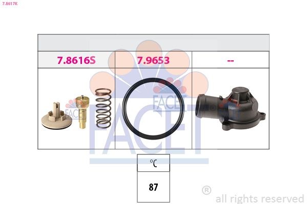 Great value for money - FACET Engine thermostat 7.8617K