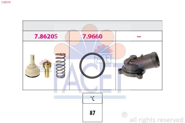Great value for money - FACET Engine thermostat 7.8621K