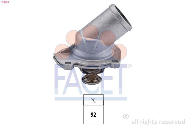 Opel MERIVA Coolant thermostat 2181593 FACET 7.8653 online buy
