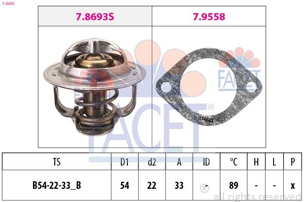 Great value for money - FACET Engine thermostat 7.8693
