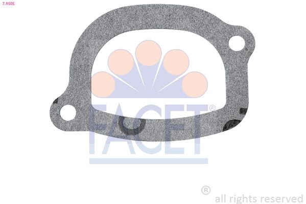FACET 7.9505 Gasket, thermostat Made in Italy - OE Equivalent