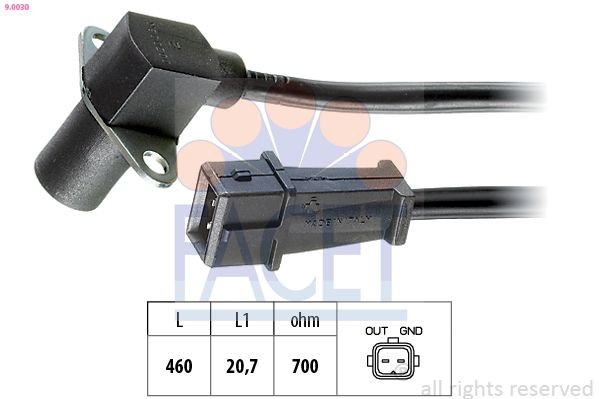 Original 9.0030 FACET Crankshaft sensor experience and price