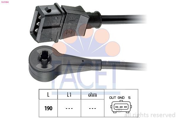 9.0184 FACET Crankshaft position sensor buy cheap