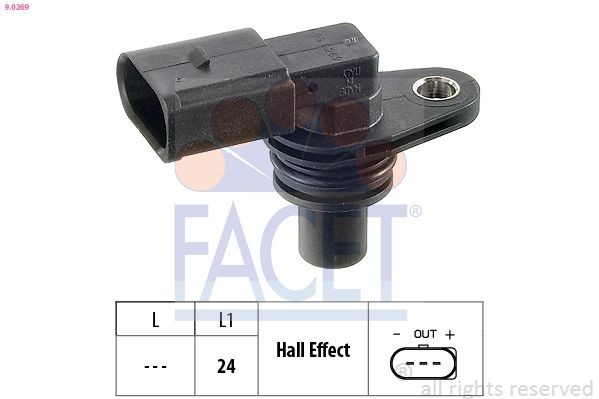 EPS 1.953.269 FACET Made in Italy - OE Equivalent Sensor, camshaft position 9.0269 buy