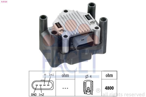 Great value for money - FACET Ignition Coil Unit 9.8120