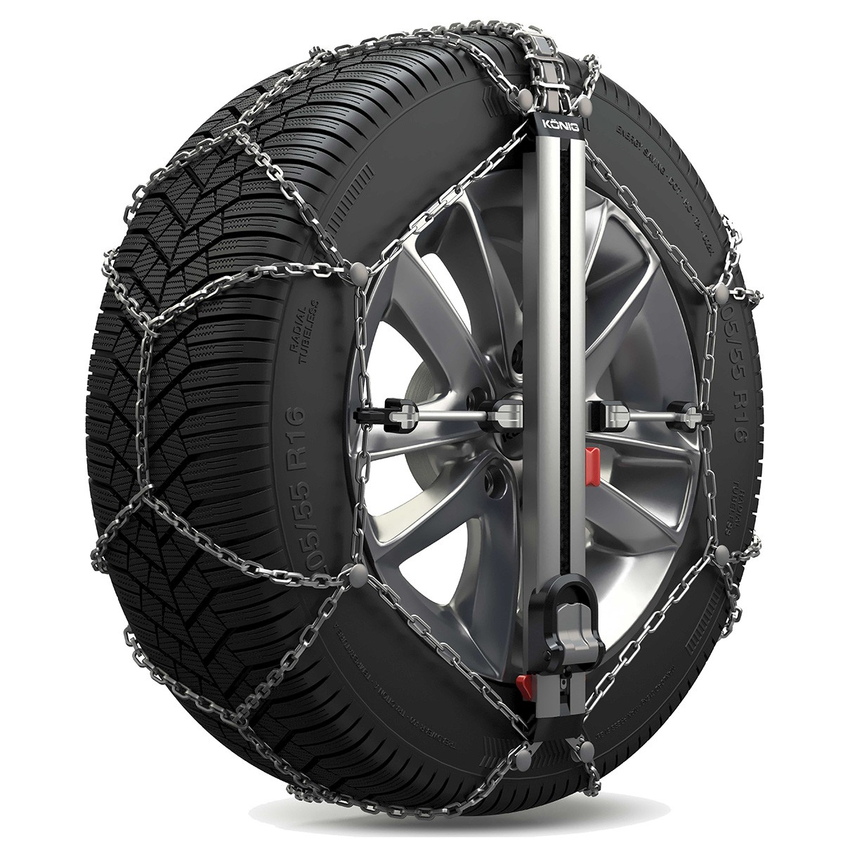 Chaînes pour pneus 205-60-R16 Koenig EASY-FIT CU-9 2004115095