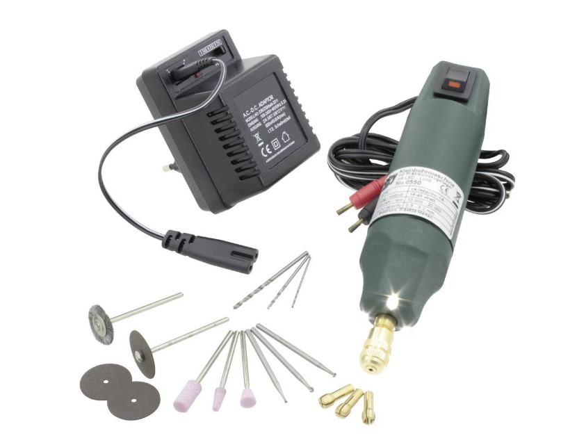 DONAU ELEKTRONIK Voltage: 12-18V, with accessories Drill 0550V1 buy