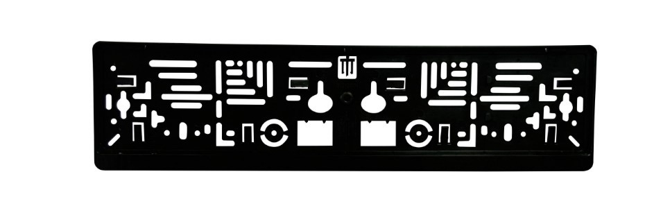 IWH black, frameless Number plate surround 012051 buy