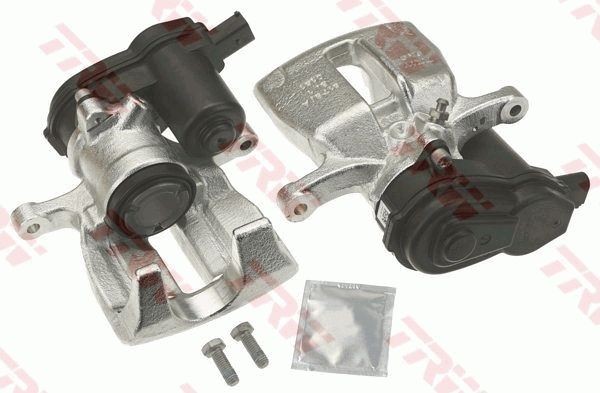 TRW BHT308E Brake caliper Cast Iron, for vehicles with electric parking brake