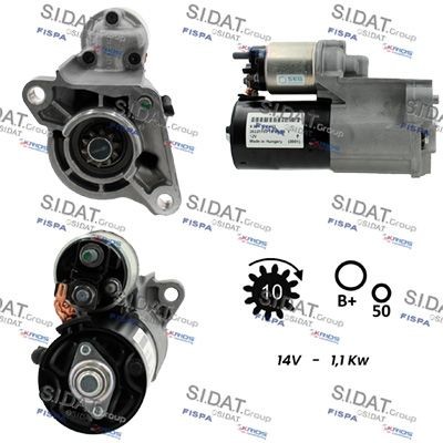 SIDAT S12BH0649 Starter motor LR009338