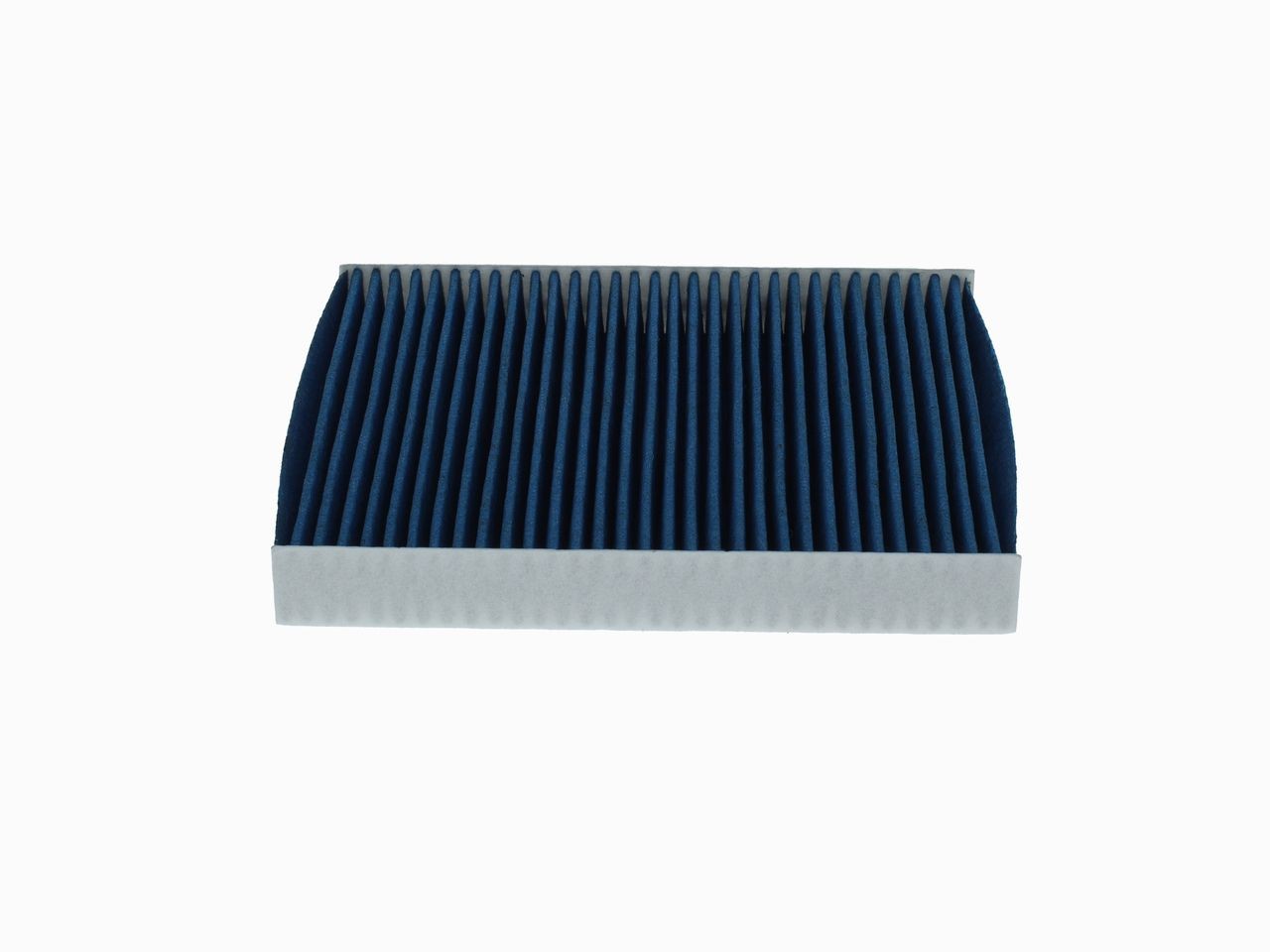 BOSCH 0986628604 Air conditioner filter Activated Carbon Filter, with antibacterial action, Particle Separation Rate >98% for 2.5µm (fine matter), with anti-allergic effect, with antiviral effect, with fungicidal effect, 252 mm x 216 mm x 32 mm
