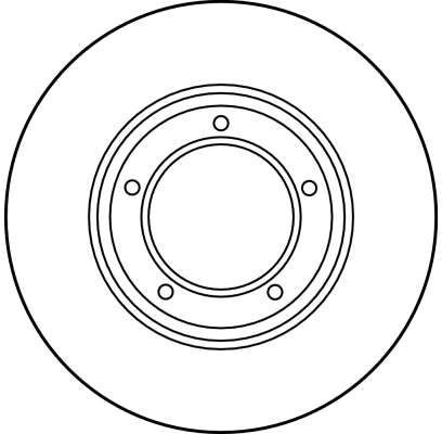 TRW Brake rotors DF1803 for LAND ROVER RANGE ROVER, DISCOVERY, DEFENDER