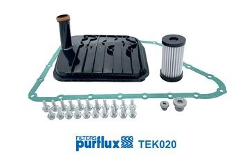 Great value for money - PURFLUX Hydraulic Filter Set, automatic transmission TEK020