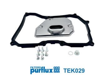 Great value for money - PURFLUX Hydraulic Filter Set, automatic transmission TEK029