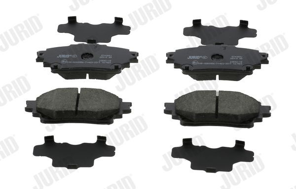 20582 JURID without accessories Height: 47,5mm, Width: 103,9mm, Thickness: 15,1mm Brake pads 574089J buy
