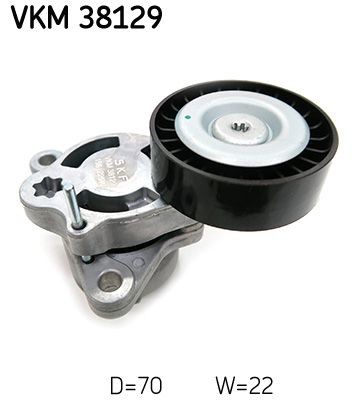 SKF Belt tensioner pulley MERCEDES-BENZ E-Class T-modell (S213) new VKM 38129