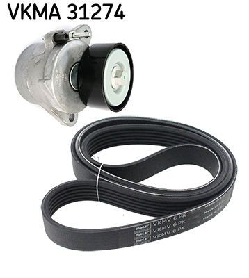VKM 31130 SKF Length: 1031mm, Number of ribs: 6 Serpentine belt kit VKMA 31274 buy