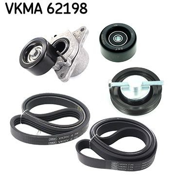 VKM 62026 SKF Length: 1735mm, Number of ribs: 7 Serpentine belt kit VKMA 62198 buy