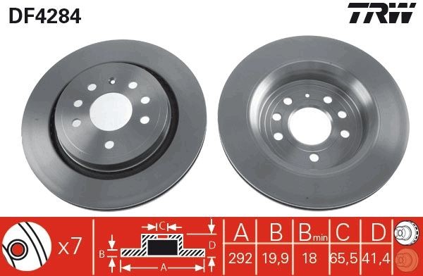 TRW DF4284 Brake disc SAAB experience and price