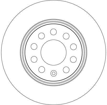 Brake disc DF4294 from TRW
